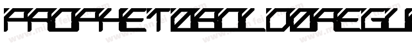 Prophet Bold Regula字体转换
